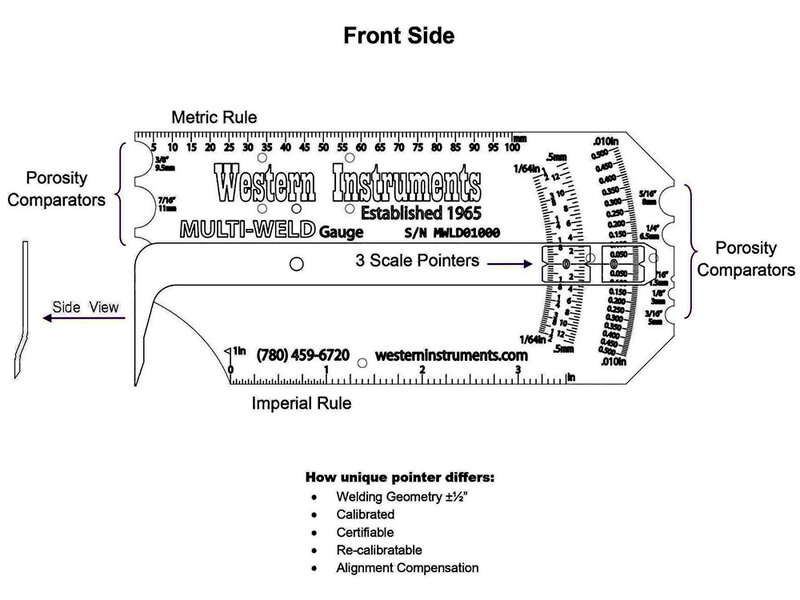Western Instruments N88L-3 Multi-Weld Gauge