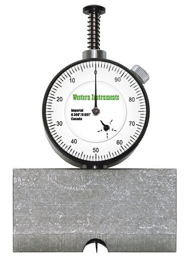 Western Instruments N88-2 Basic Pit Depth Gauge, 2.5" Blade, Measures Corrosion and Material Loss
