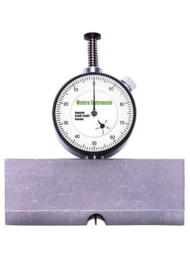 Western Instruments N88-3 Basic Plus Pit Depth Gauge, 3.5" Blade, Measures Corrosion and Material Loss