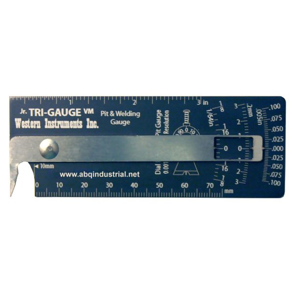 Western Instruments N88L-2 Junior Tri-Gauge Pit & Welding Gauge